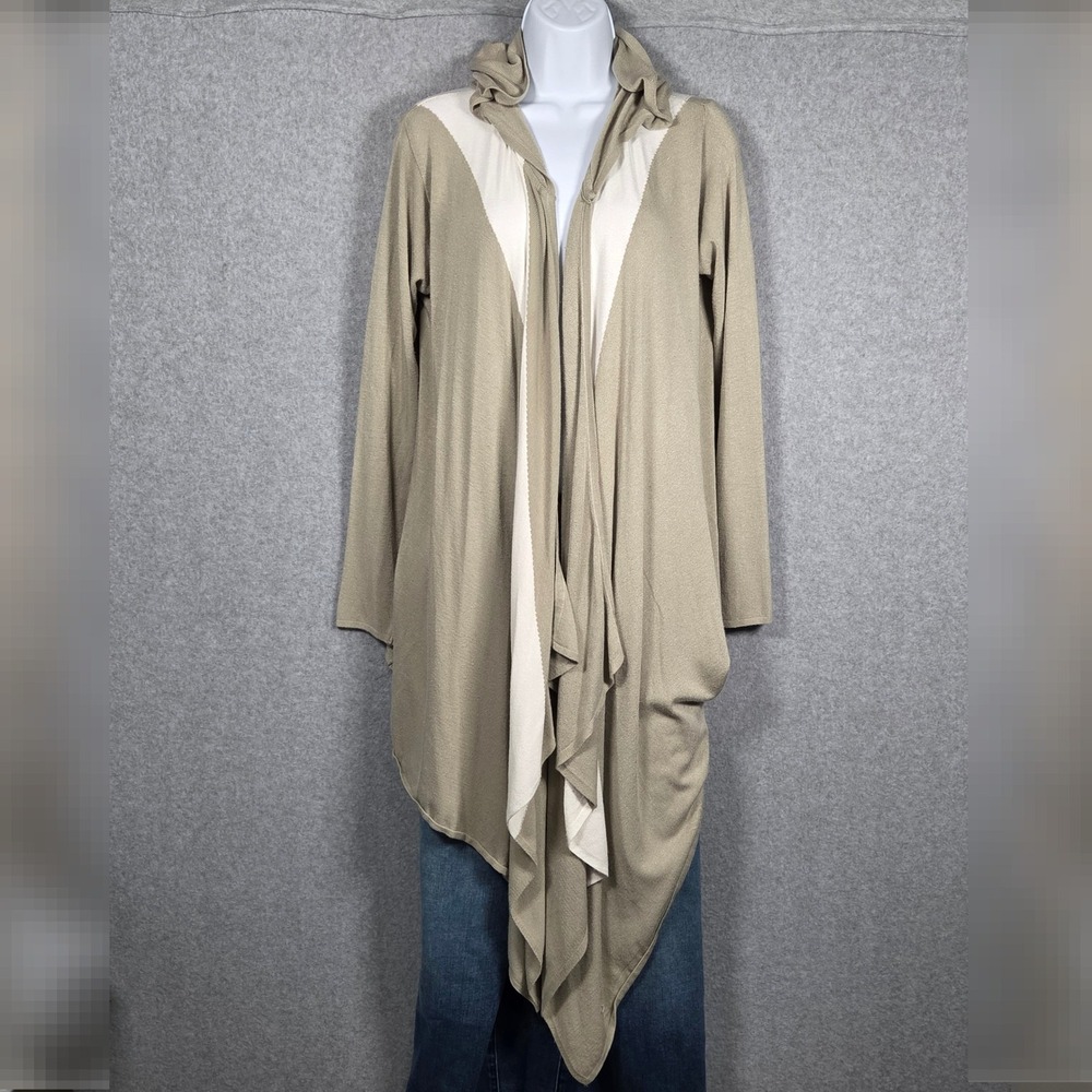 Musterbrand x Star Wars Women XL Rebel Jedi Hooded Cardigan Tan Cream Cosplay - Picture 2 of 10